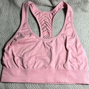 Pink Sports Bra